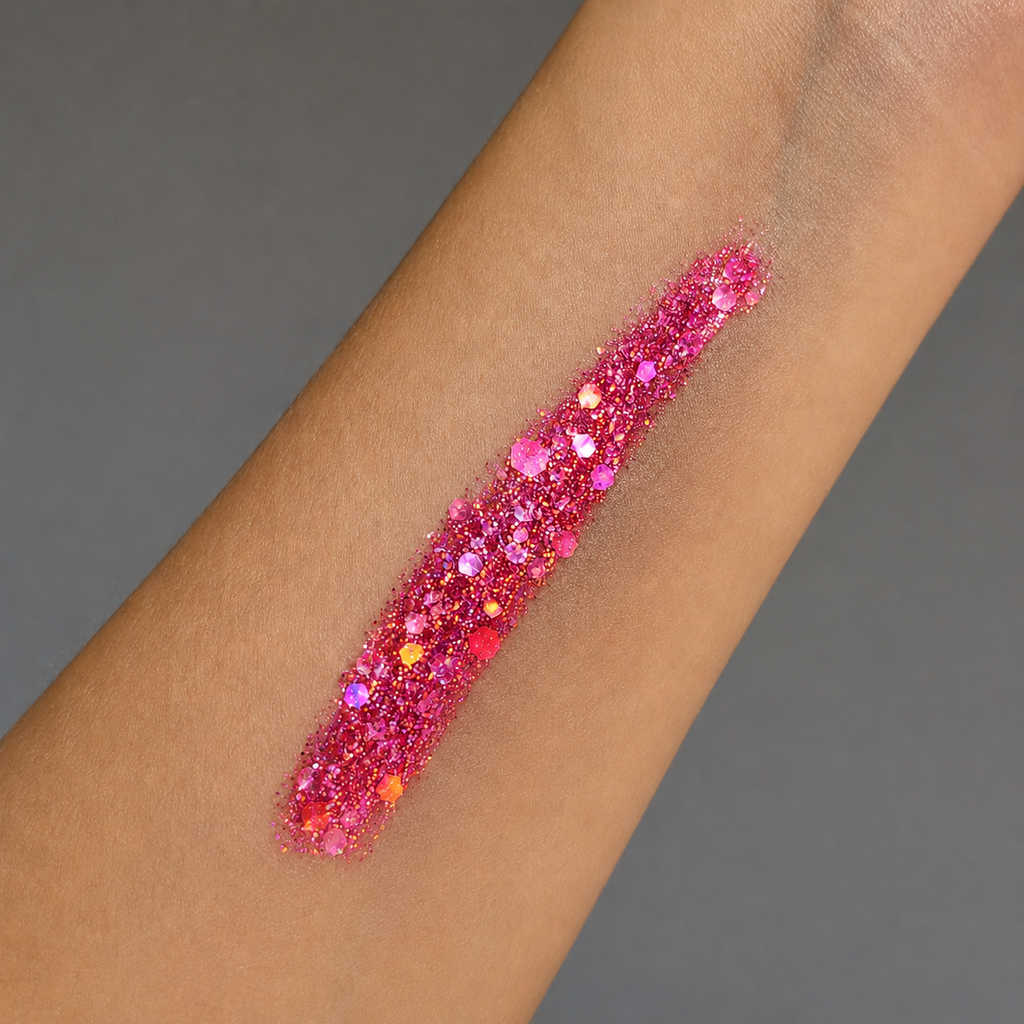 Intense Pink Glitter