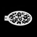 Hibiscus Flowers Stencil