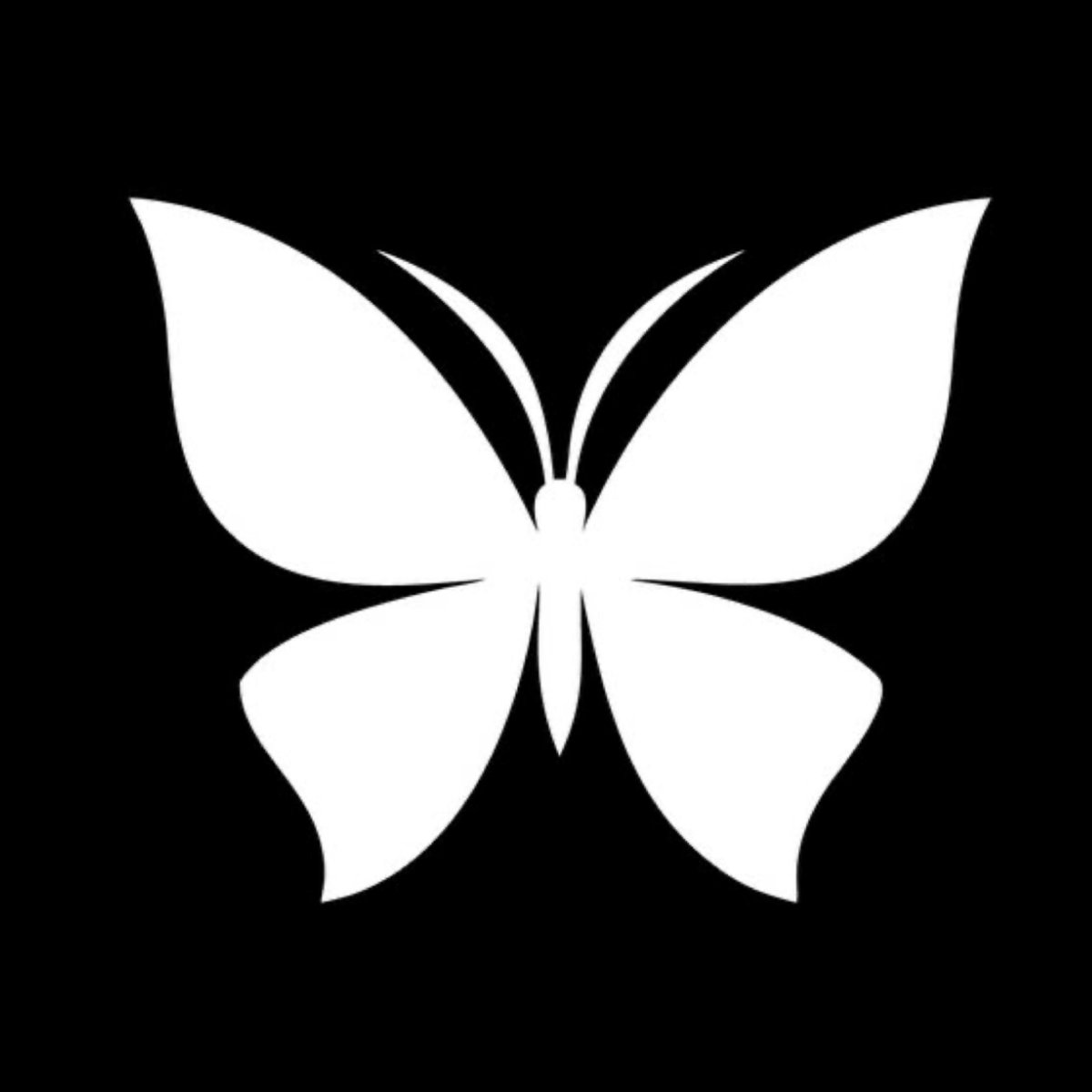 Stencils Borboleta (5 unidades)